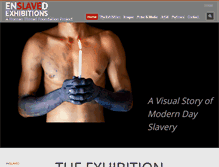 Tablet Screenshot of enslavedexhibitions.com